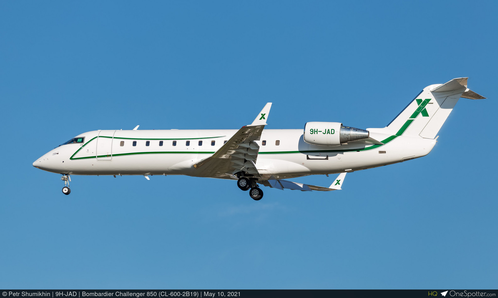9H-JAD AIR X Charter Bombardier Challenger 850 (CL-600-2B19), MSN