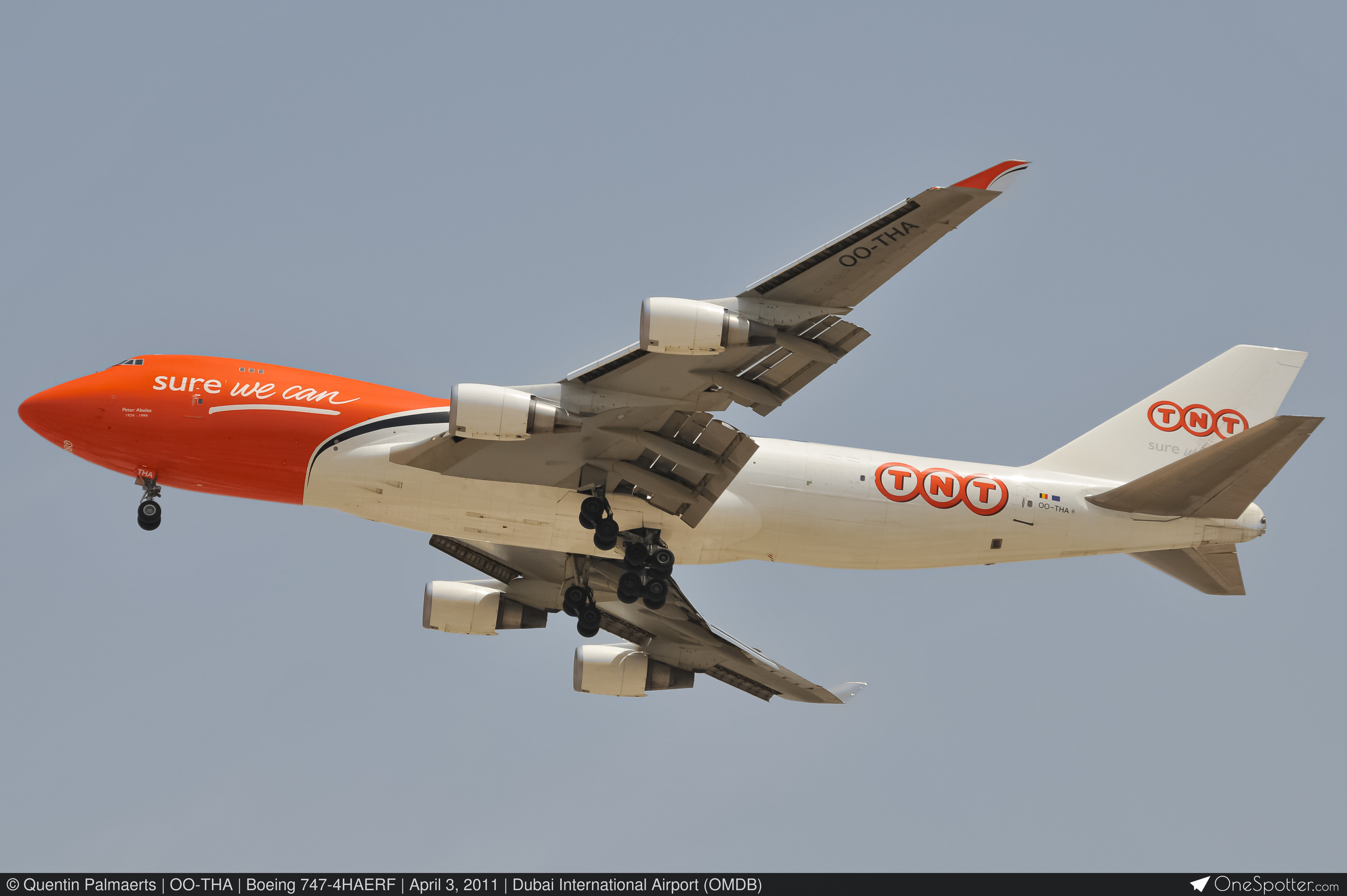 たつお様 OO-THA - Boeing 747-4HAERF, TNT Airways | OneSpotter.com