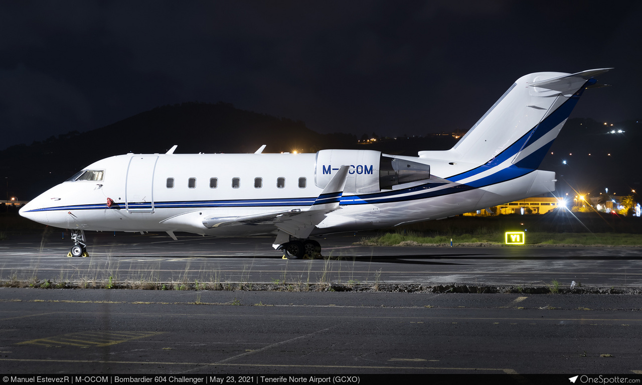 M-OCOM - Focus Holdings Ltd Bombardier 604 Challenger, MSN 5617