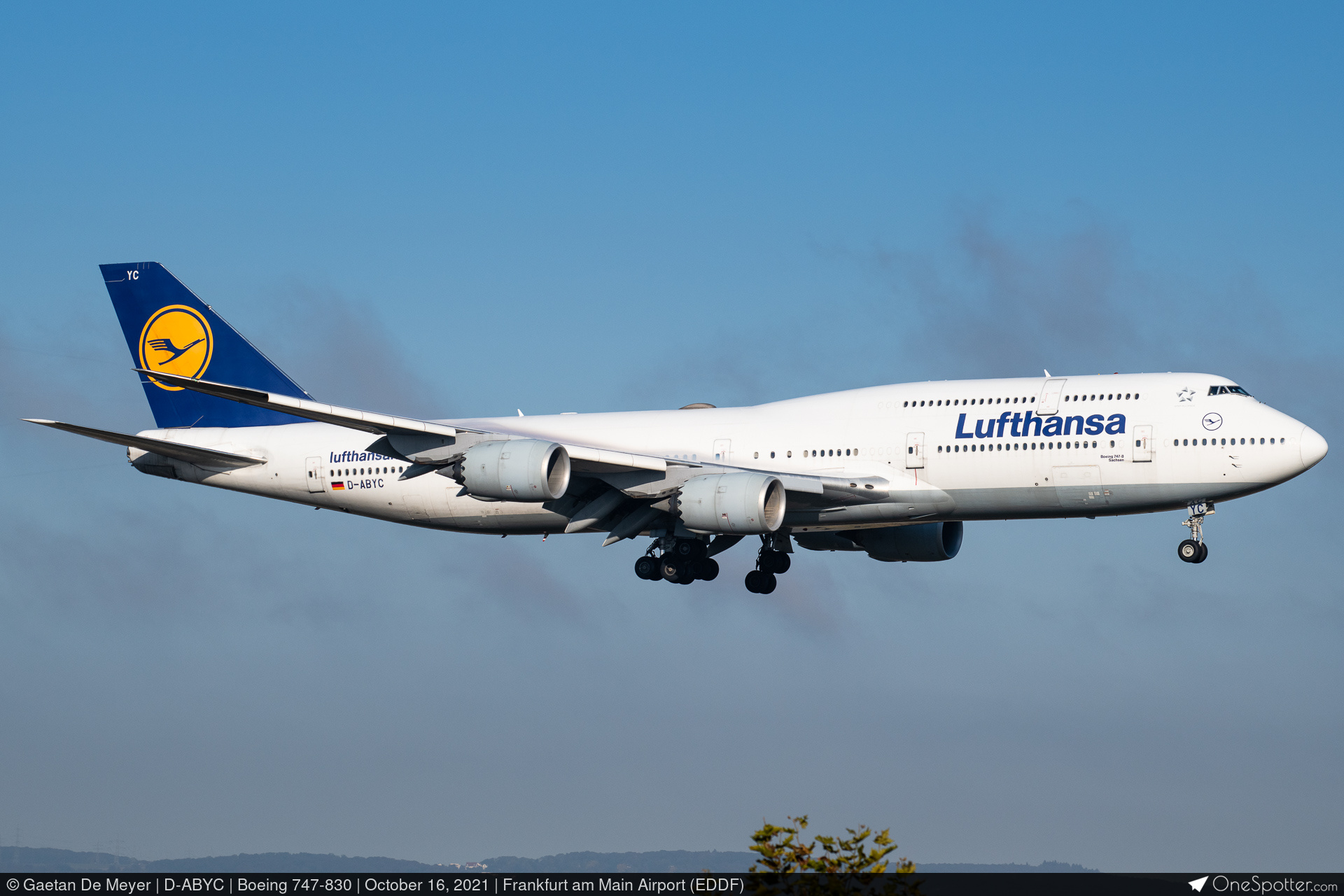 D-ABYC Lufthansa Boeing 747-830, MSN 37828 | OneSpotter.com