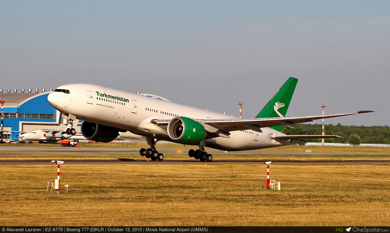 EZ-A779 - Turkmenistan Airlines Boeing 777-22KLR, MSN 42297