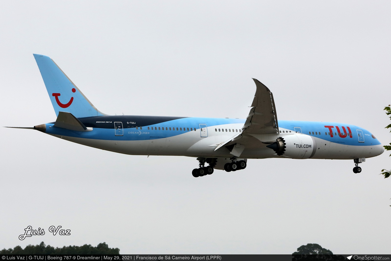 G-TUIJ TUI Airways Boeing 787-9 Dreamliner, MSN 44578