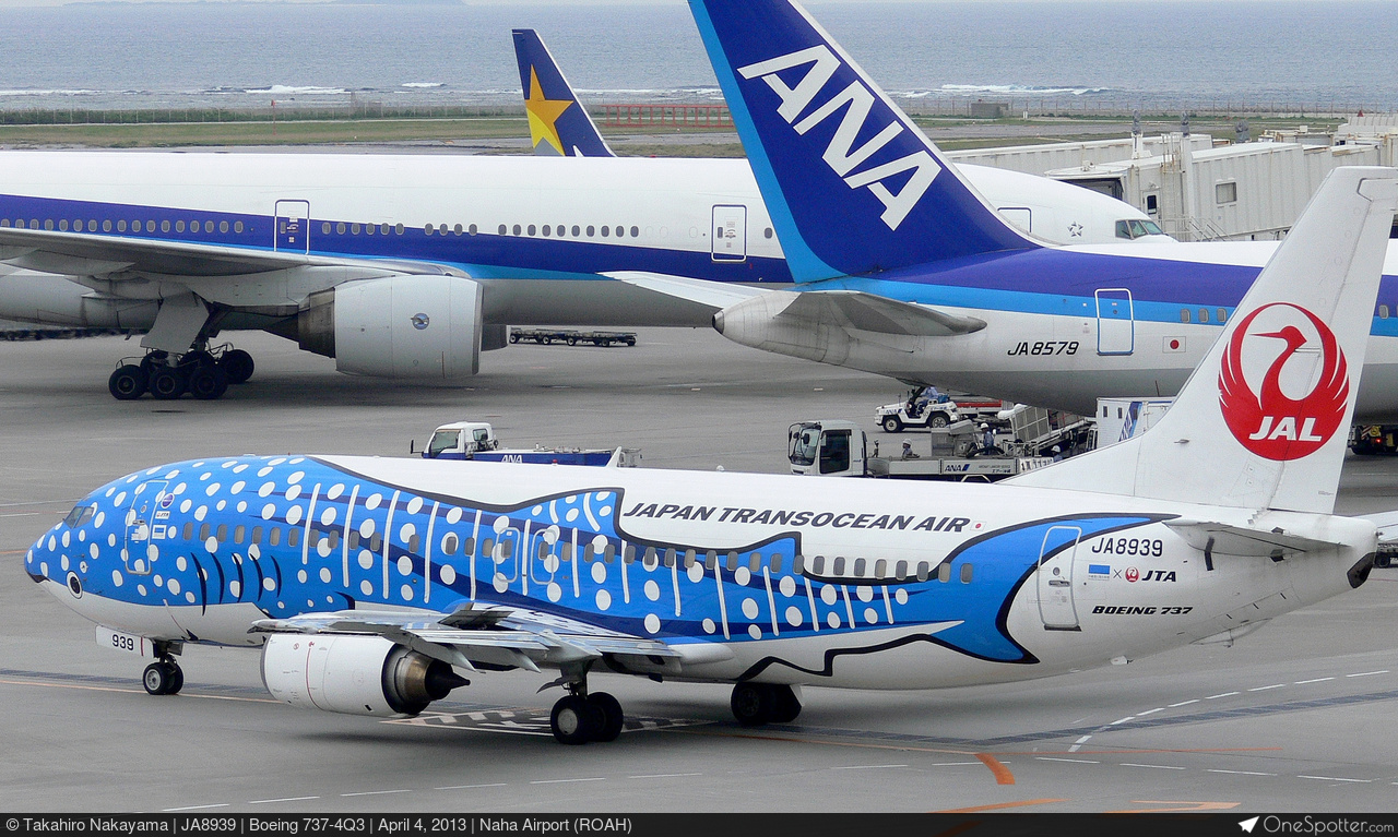 JAPAN TRANSOCEAN AIR BOEING737-4Q3 - 航空機・ヘリコプター