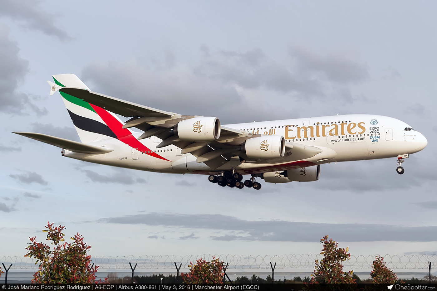 A6-EOP - Airbus A380-861, Emirates | OneSpotter.com