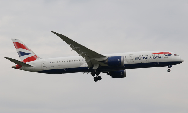 G-ZBKD British Airways Boeing 787-9 Dreamliner, MSN 38618