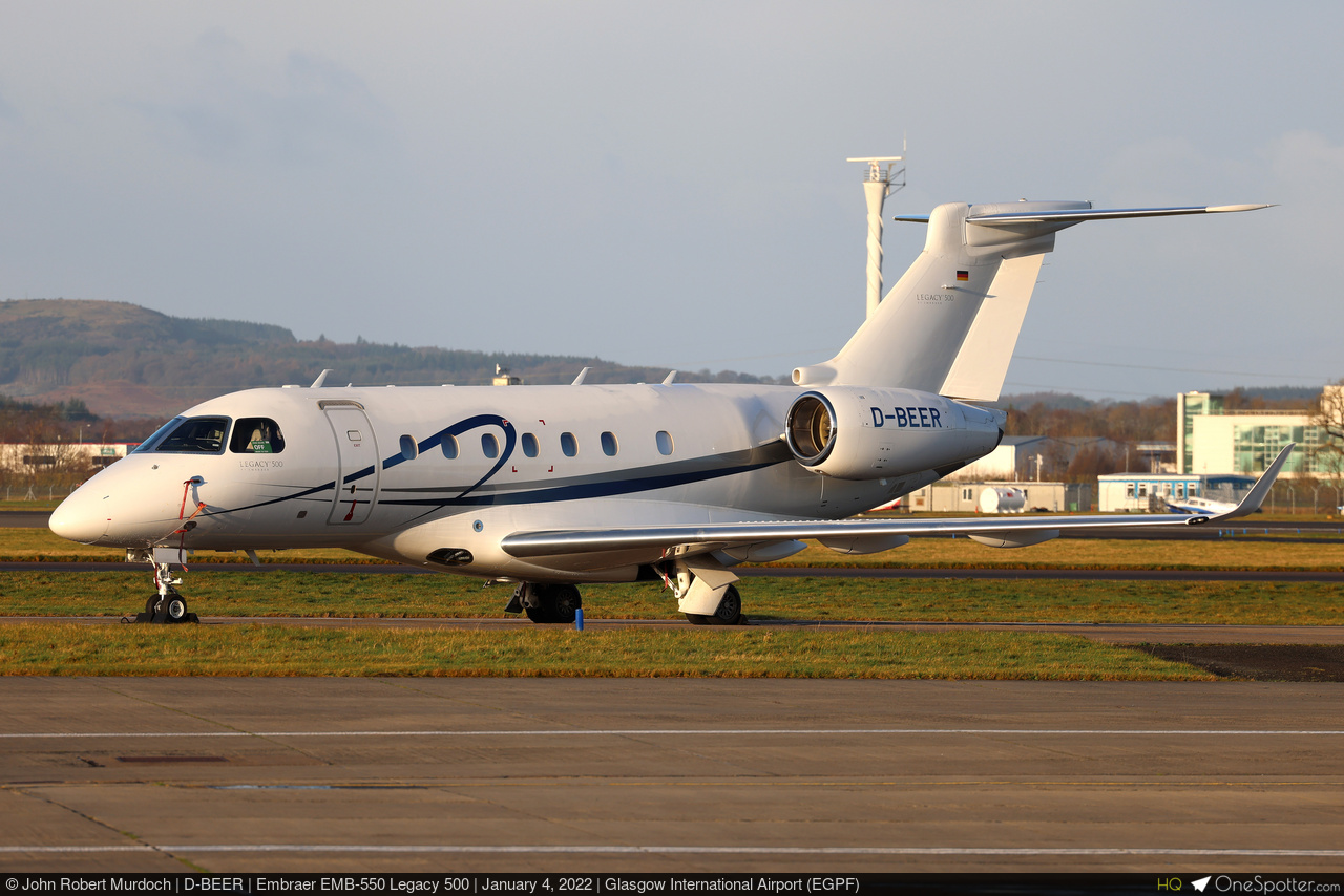 D BEER Embraer EMB 550 Legacy 500 Air Hamburg OneSpotter