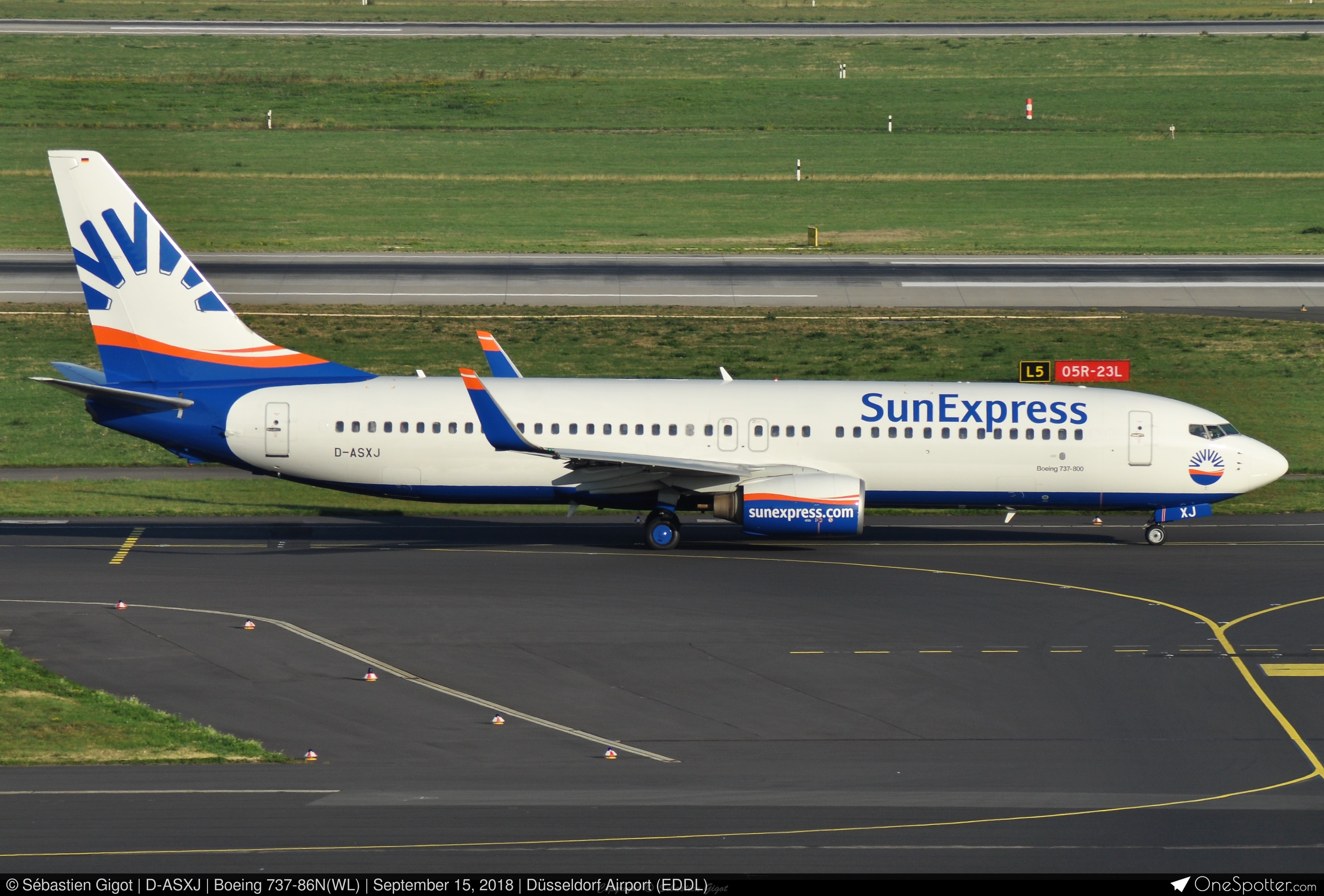 D-ASXJ - SunExpress Germany Boeing 737-86N(WL), MSN 30807