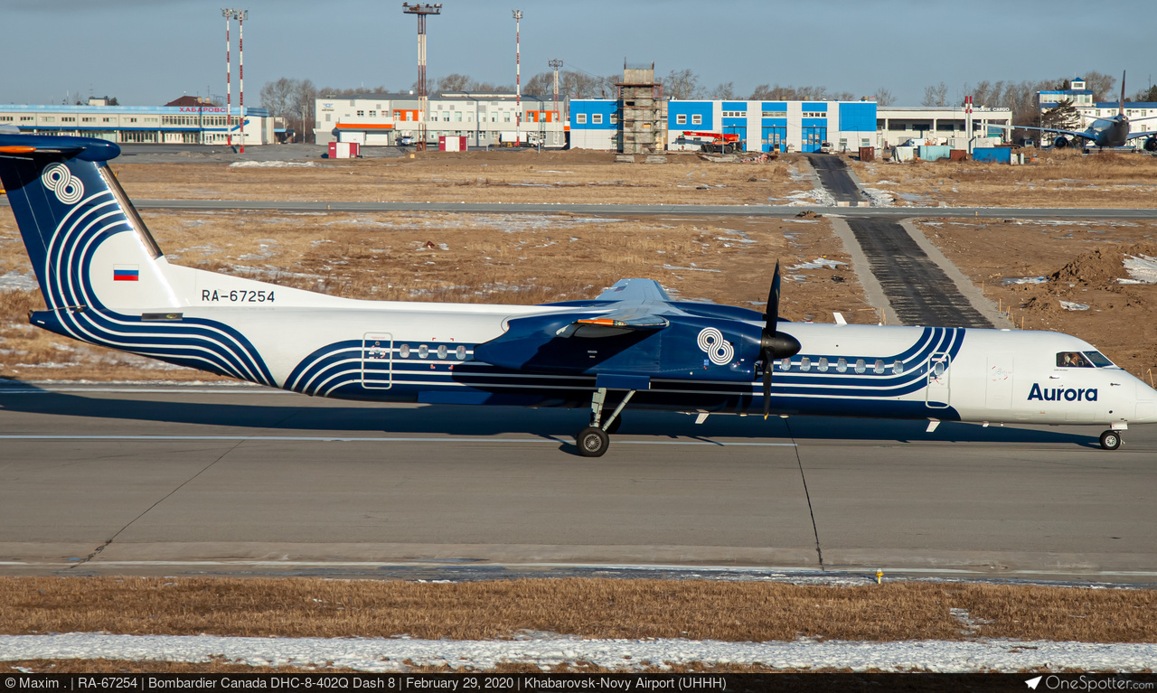 RA-67254 Aurora Bombardier Canada DHC-8-402Q Dash 8, MSN 4351