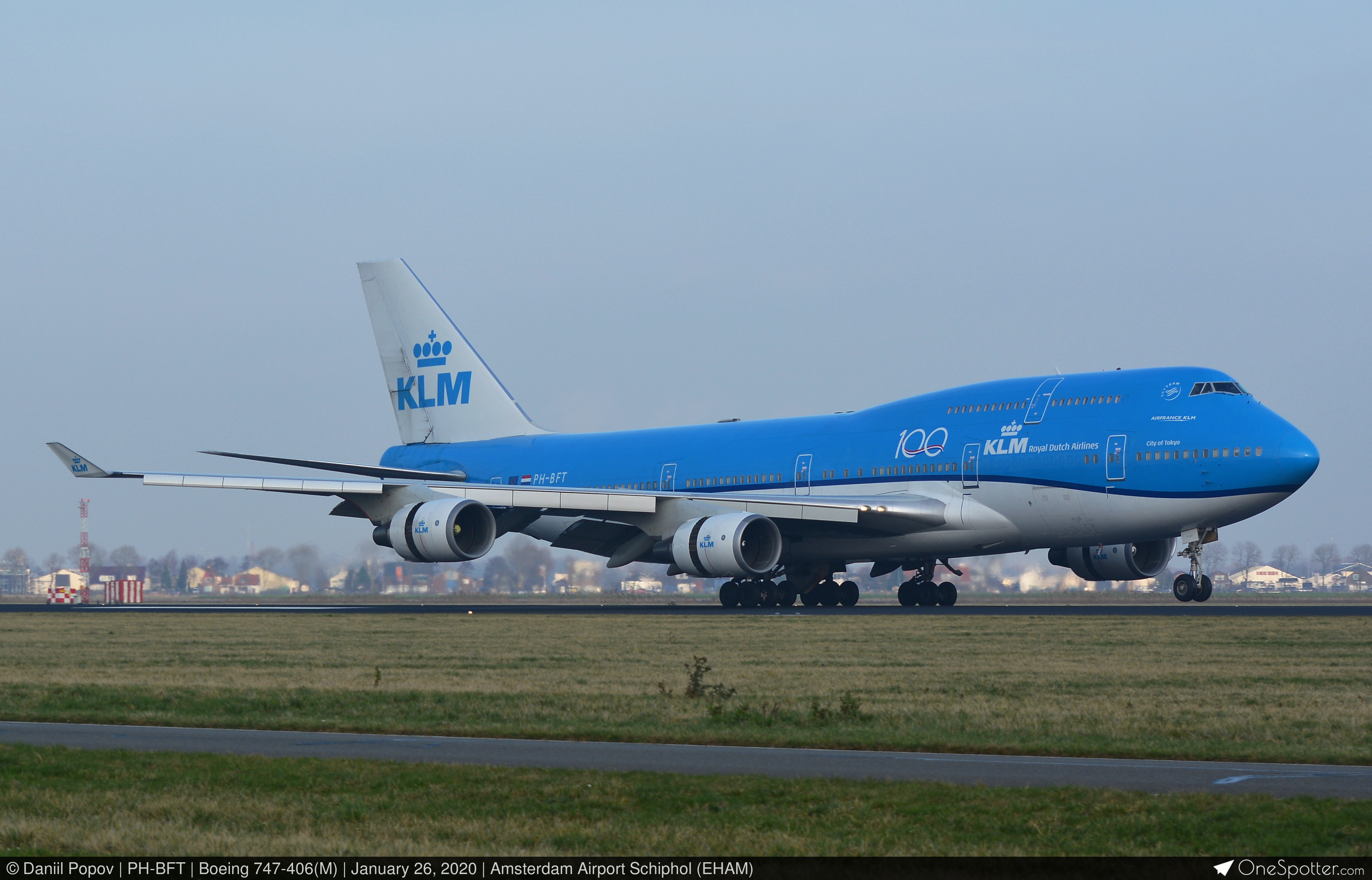 PH-BFT KLM Royal Dutch Airlines Boeing 747-406(M), MSN 28459 