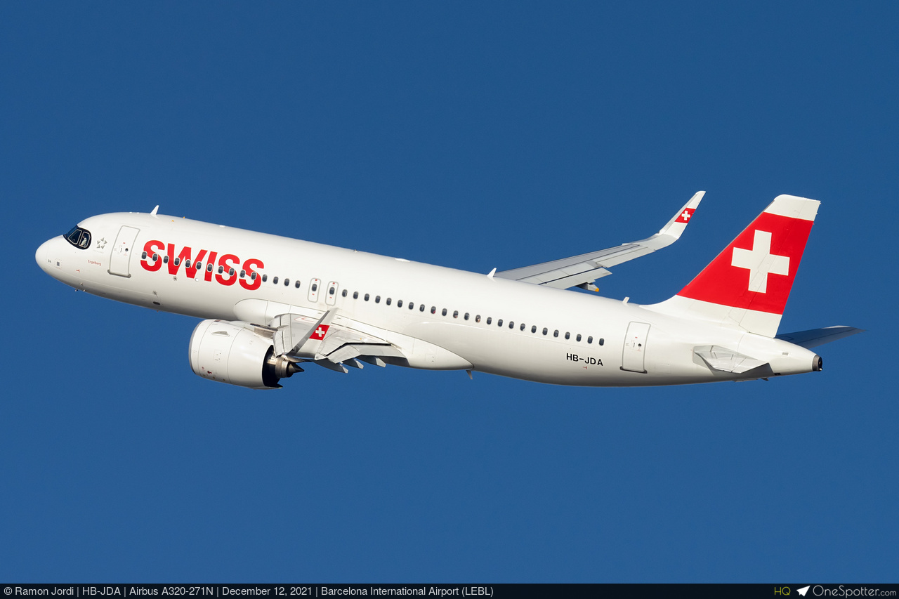 HB-JDA Swiss Airbus A320-271N, MSN 9246 | OneSpotter.com