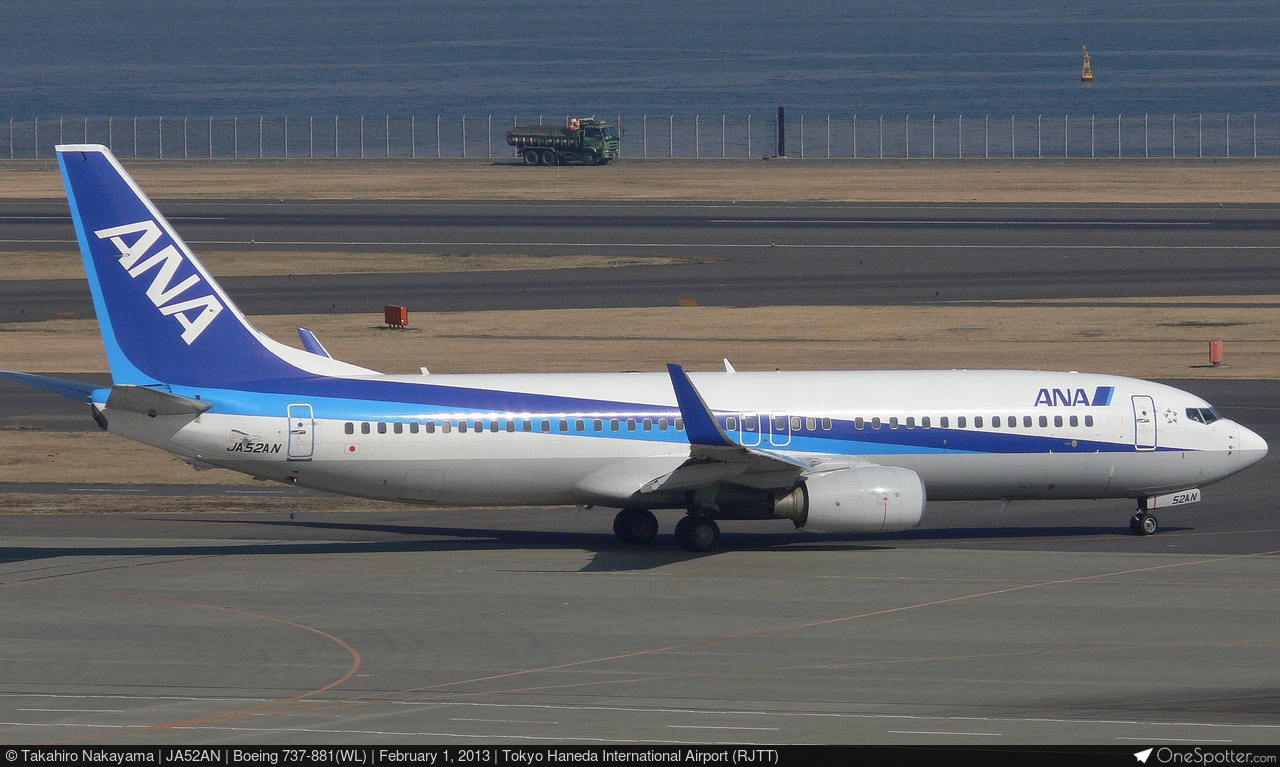 JA52AN All Nippon Airways Boeing 737-881(WL), MSN 33887