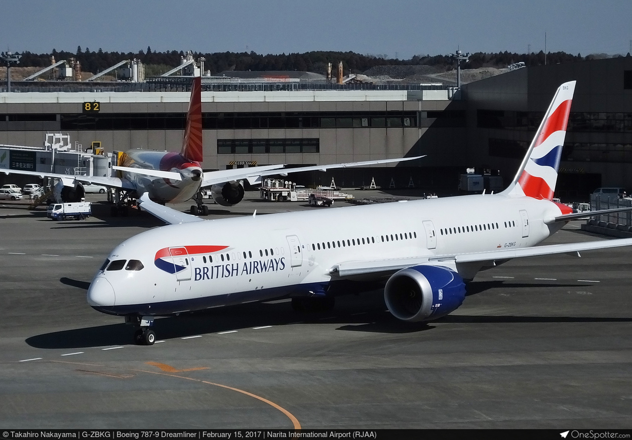 BRITISH AIRWAYS ブリティッシュ 787-9 G-ZBKL ph G-ZBKL British Airways Boeing 787-9 Dreamliner