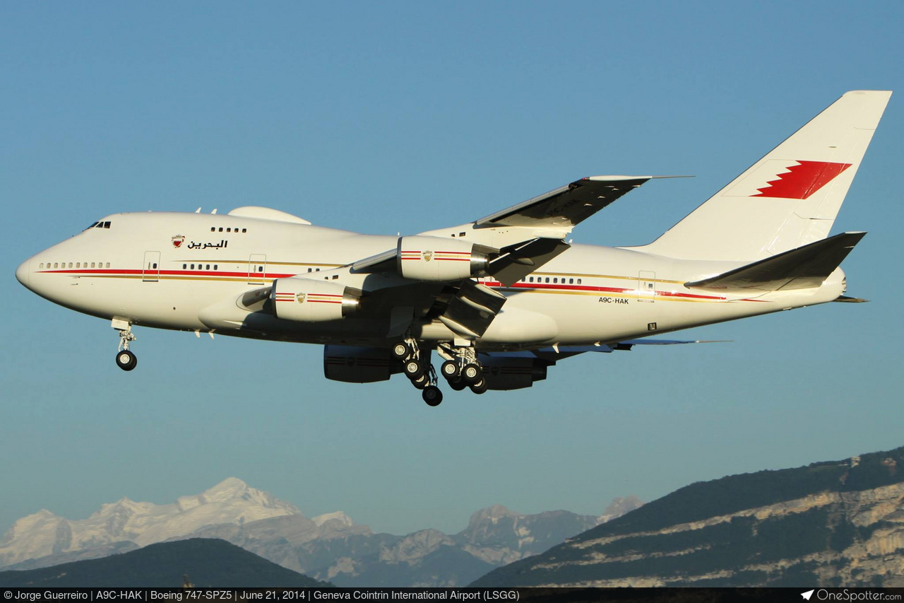 A9C-HAK - Boeing 747-SPZ5, Bahrain Royal Flight | OneSpotter.com