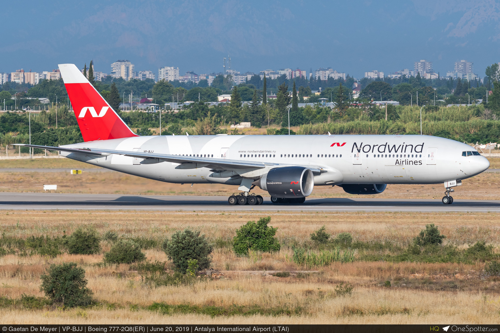 VP-BJJ Nordwind Airlines Boeing 777-2Q8(ER), MSN 32719 