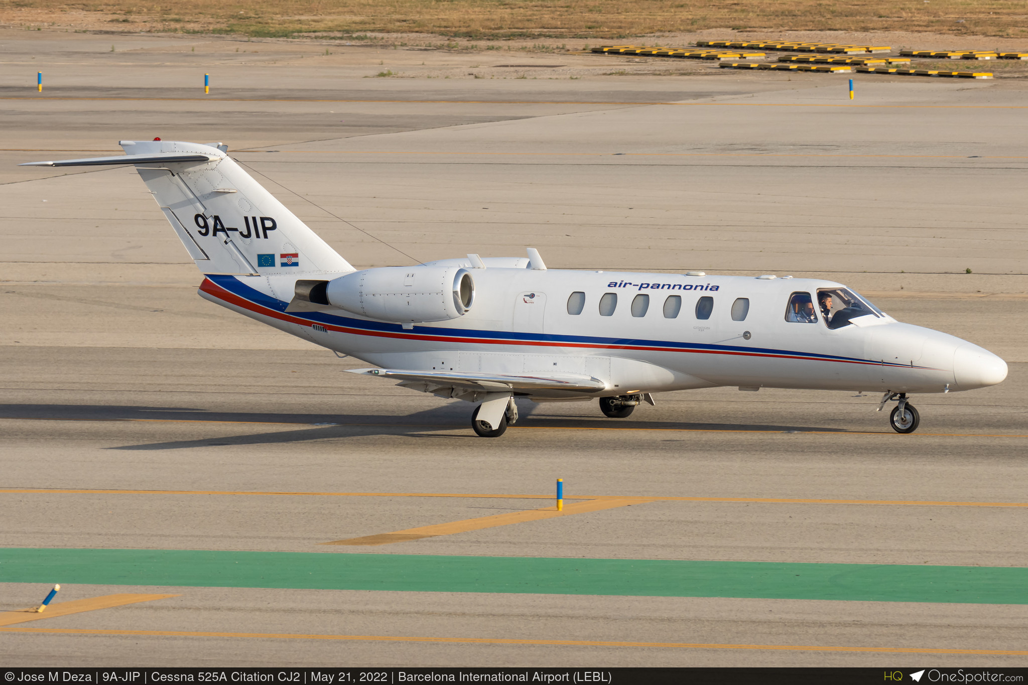 9A-JIP - Air Pannonia d.o.o. Cessna 525A Citation CJ2, MSN 525A