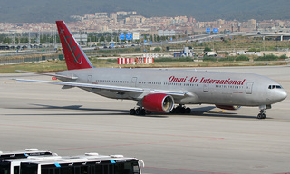 N918AX Omni Air International Boeing 777-222ER, MSN 26935