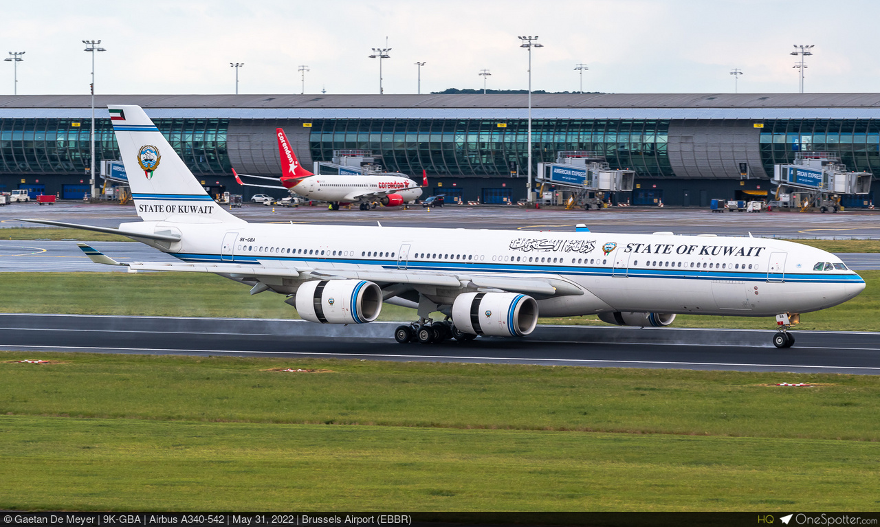 9K-GBA State of Kuwait Airbus A340-542, MSN 1091 | OneSpotter.com