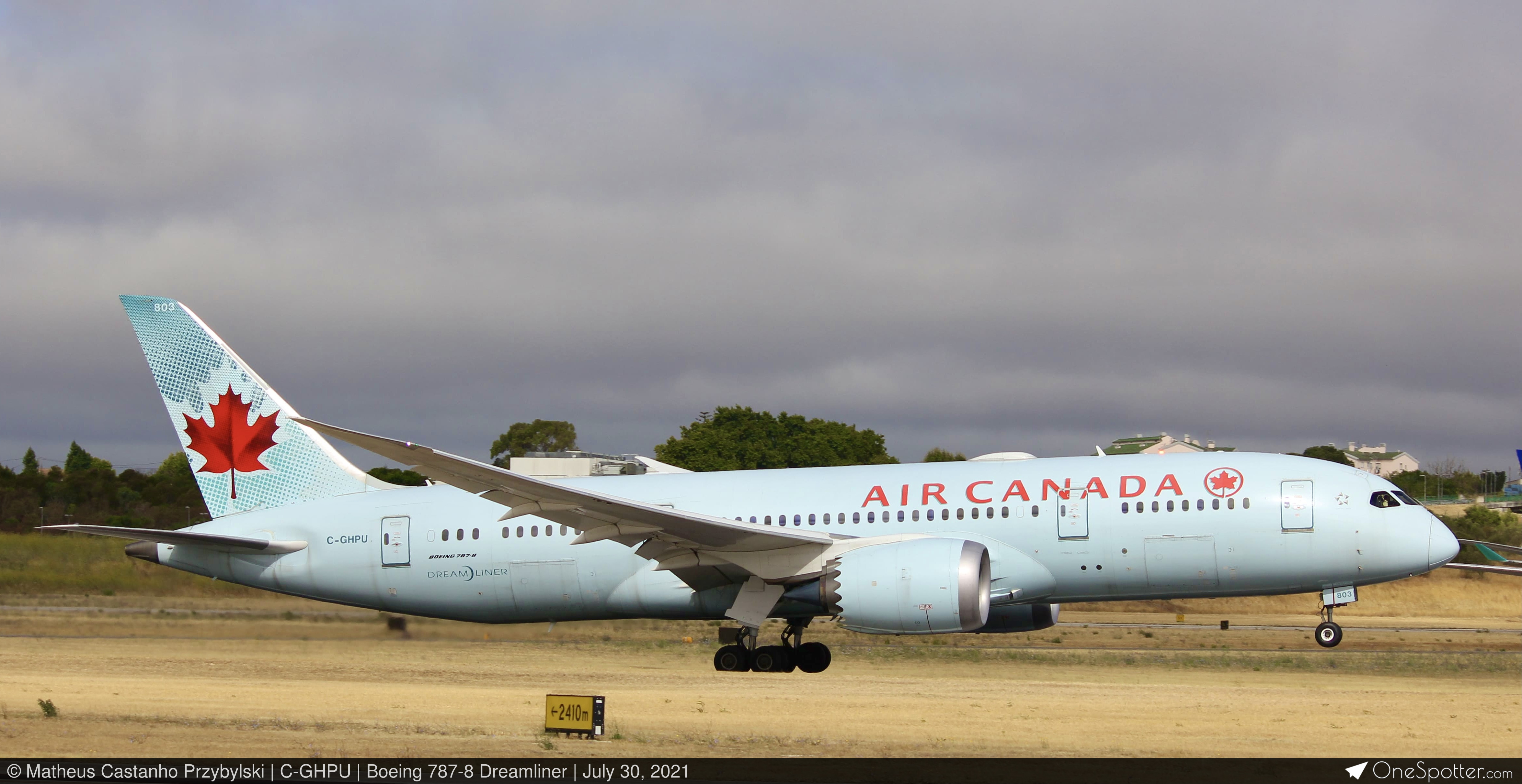 C-GHPU - Boeing 787-8 Dreamliner, Air Canada | OneSpotter.com