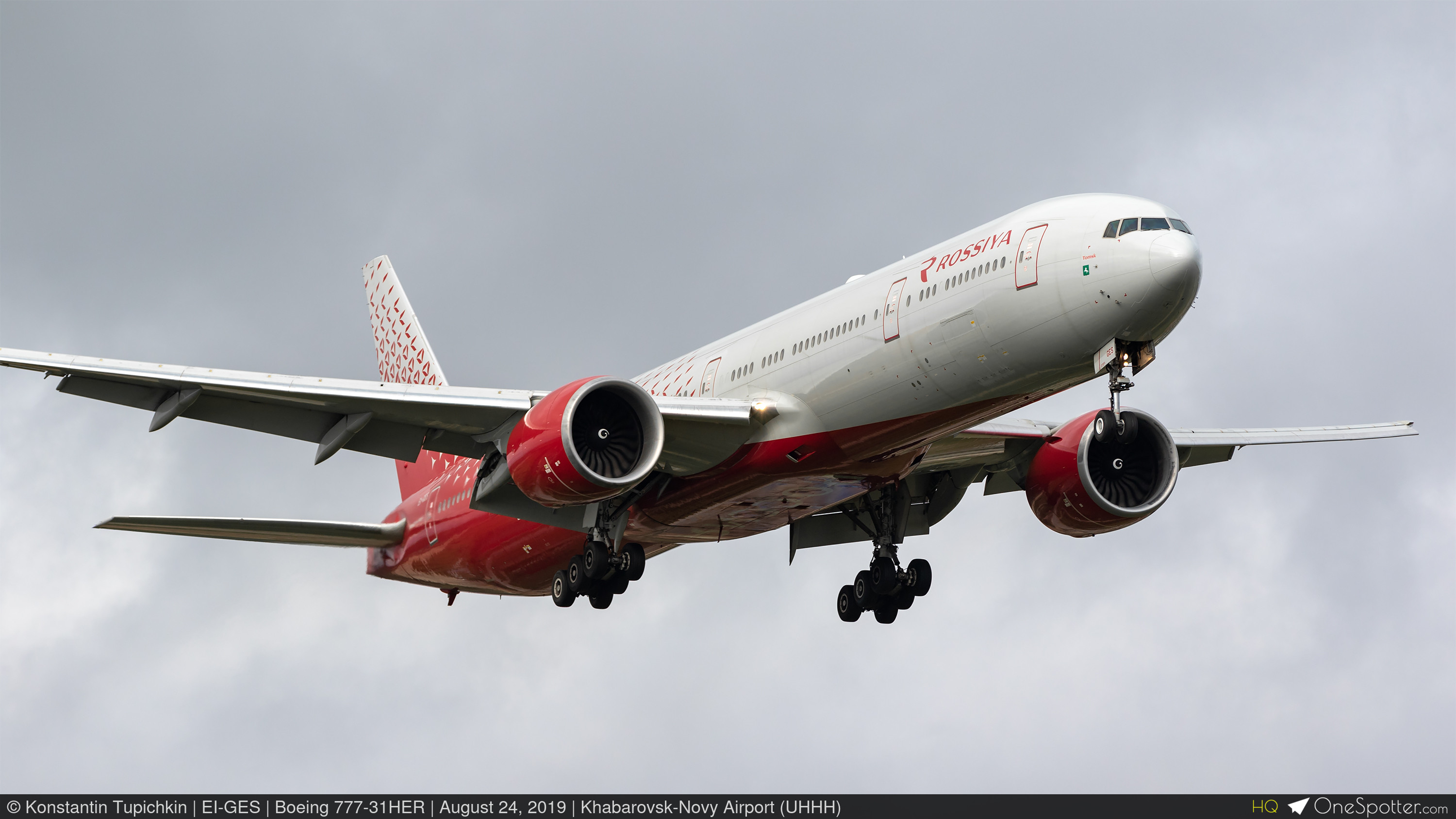 RA 73274 Rossiya Russian Airlines Boeing 777 31HER MSN 32706