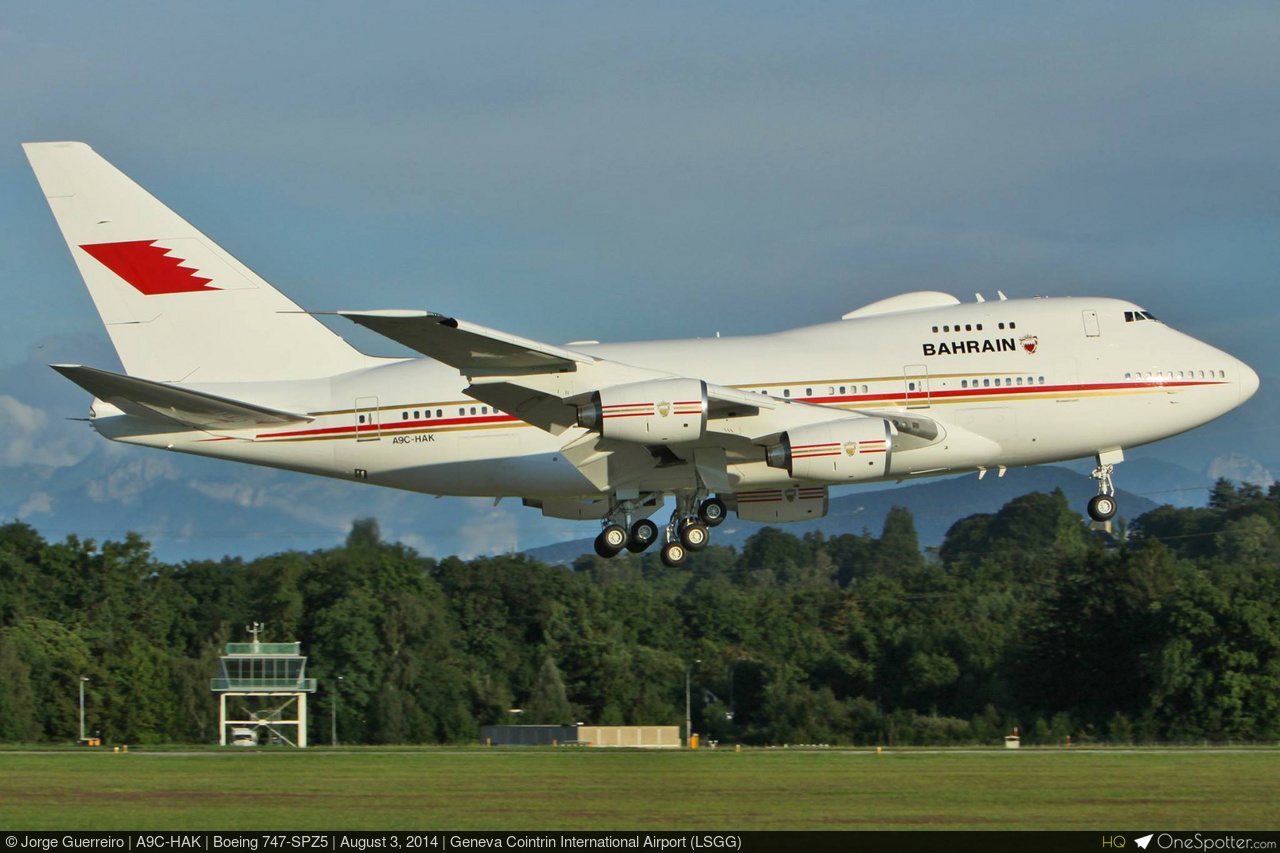 A9C-HAK - Bahrain Royal Flight Boeing 747-SPZ5, MSN 23610