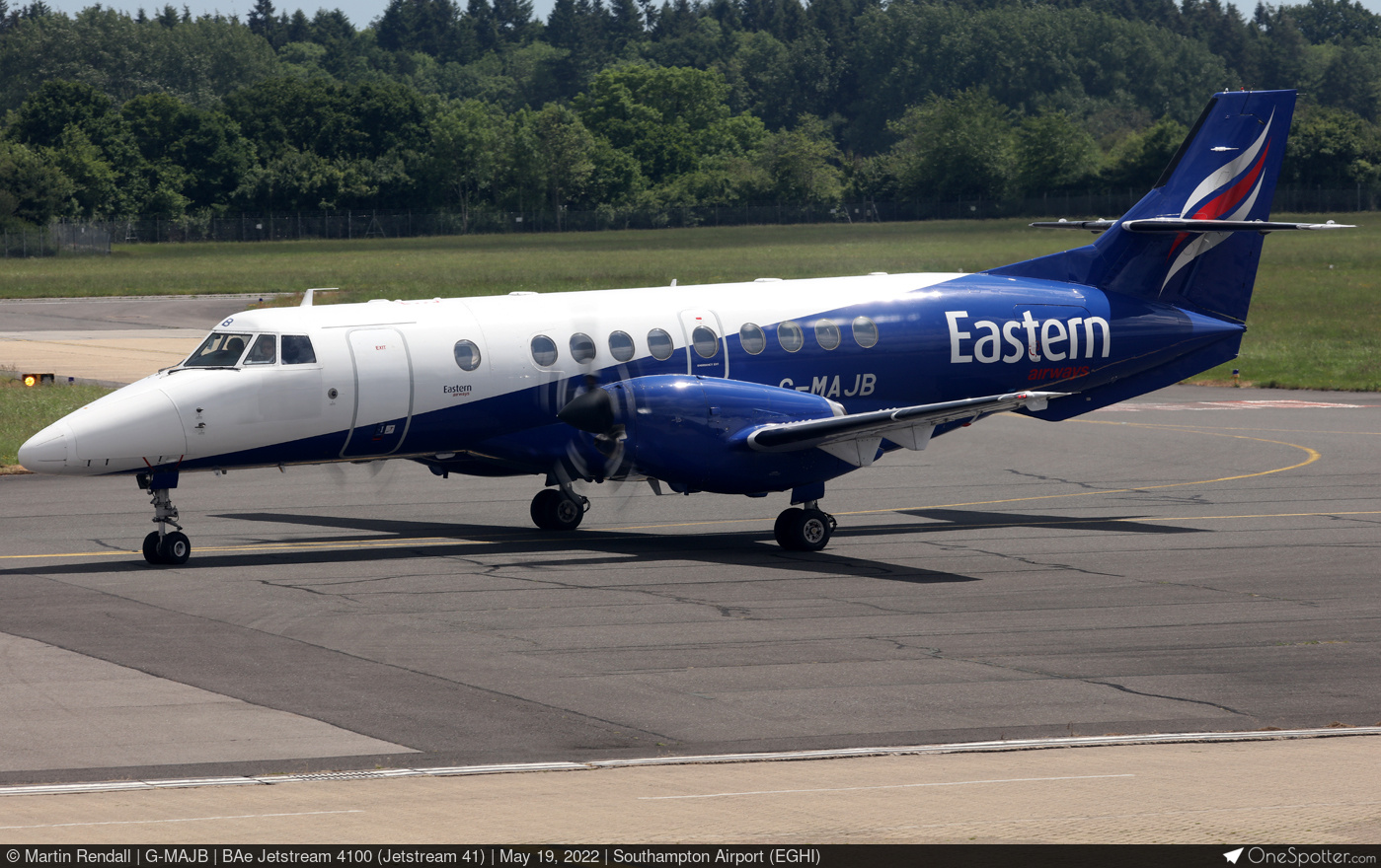 G-MAJB - British Aerospace Jetstream 4100 (Jetstream 41), Eastern ...