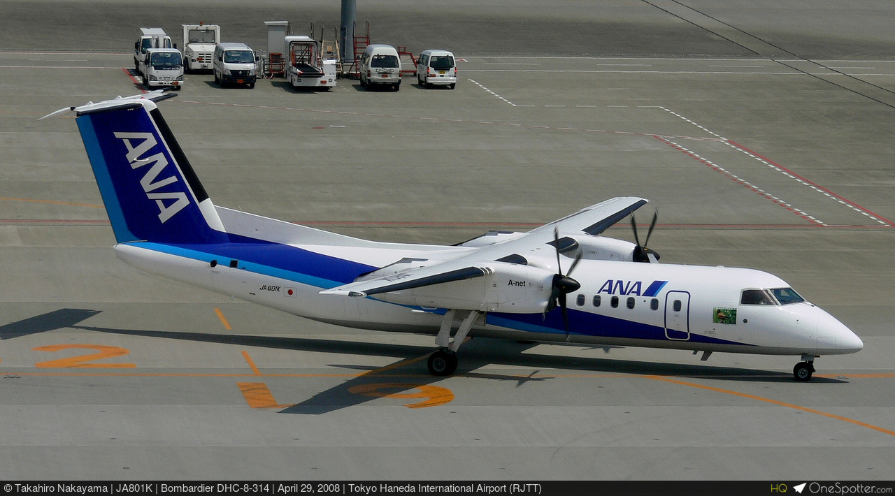 JA801K - Bombardier DHC-8-314, Air Nippon Network | OneSpotter.com