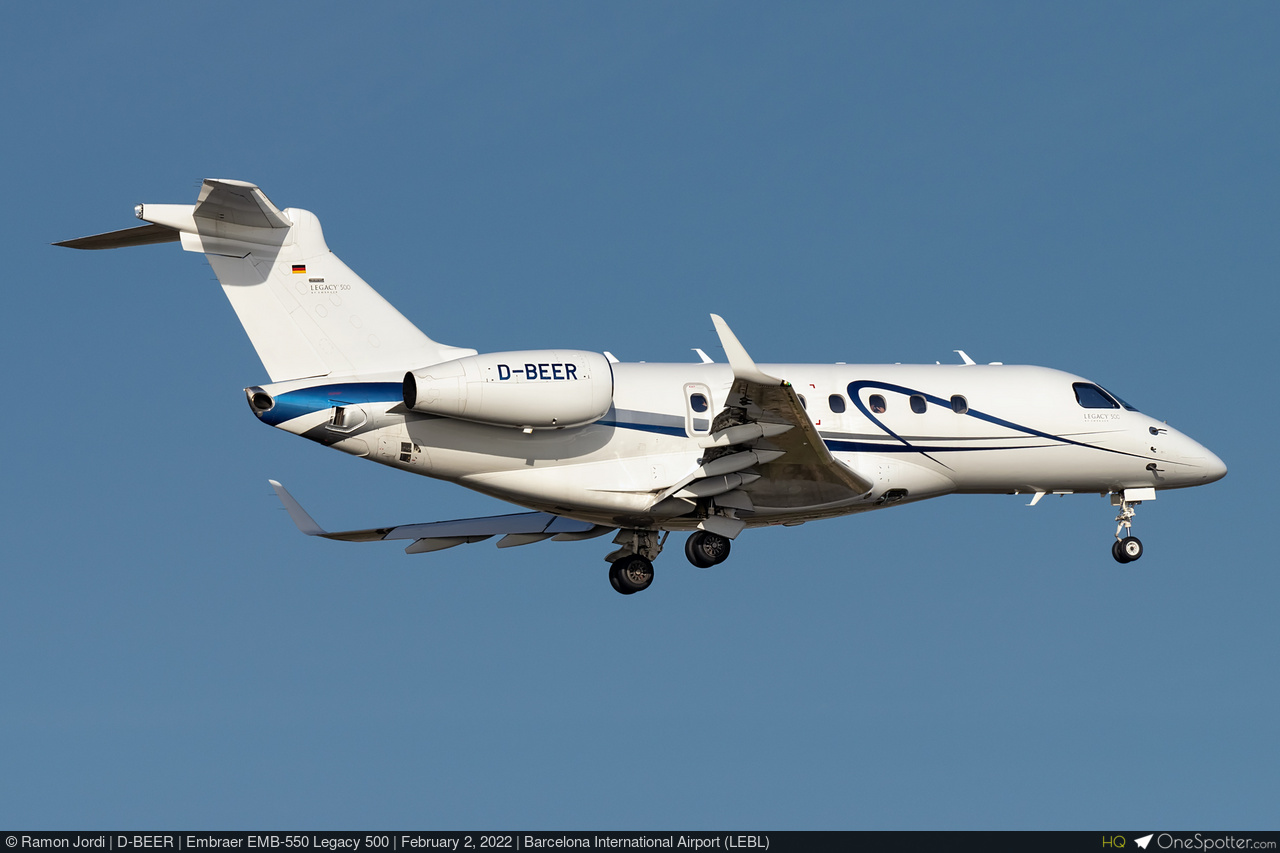 D BEER Embraer EMB 550 Legacy 500 Air Hamburg OneSpotter