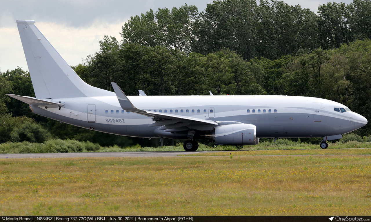 【受注生産品】 V Force Jet N834BZ Boeing 29102 MSN BBJ, 737-73Q(WL) 航空機・ヘリコプター