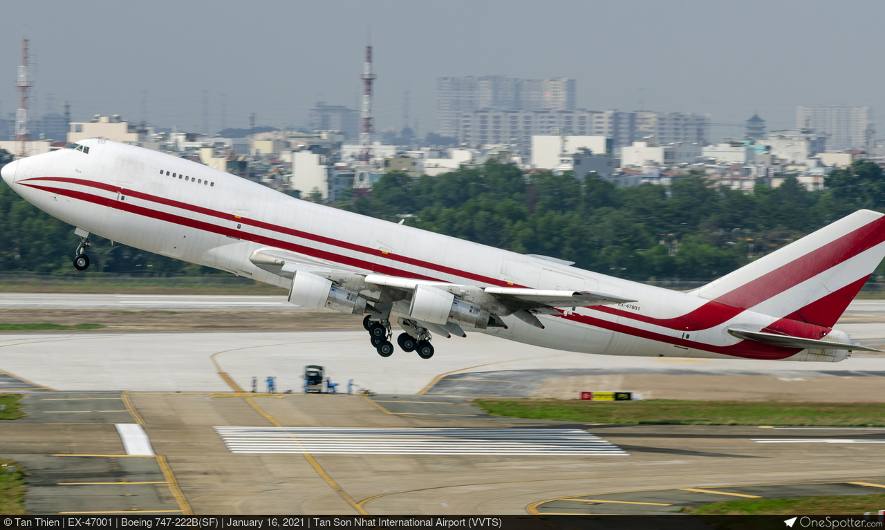 EX-47001 Aerostan Boeing 747-222B(SF), MSN 23737