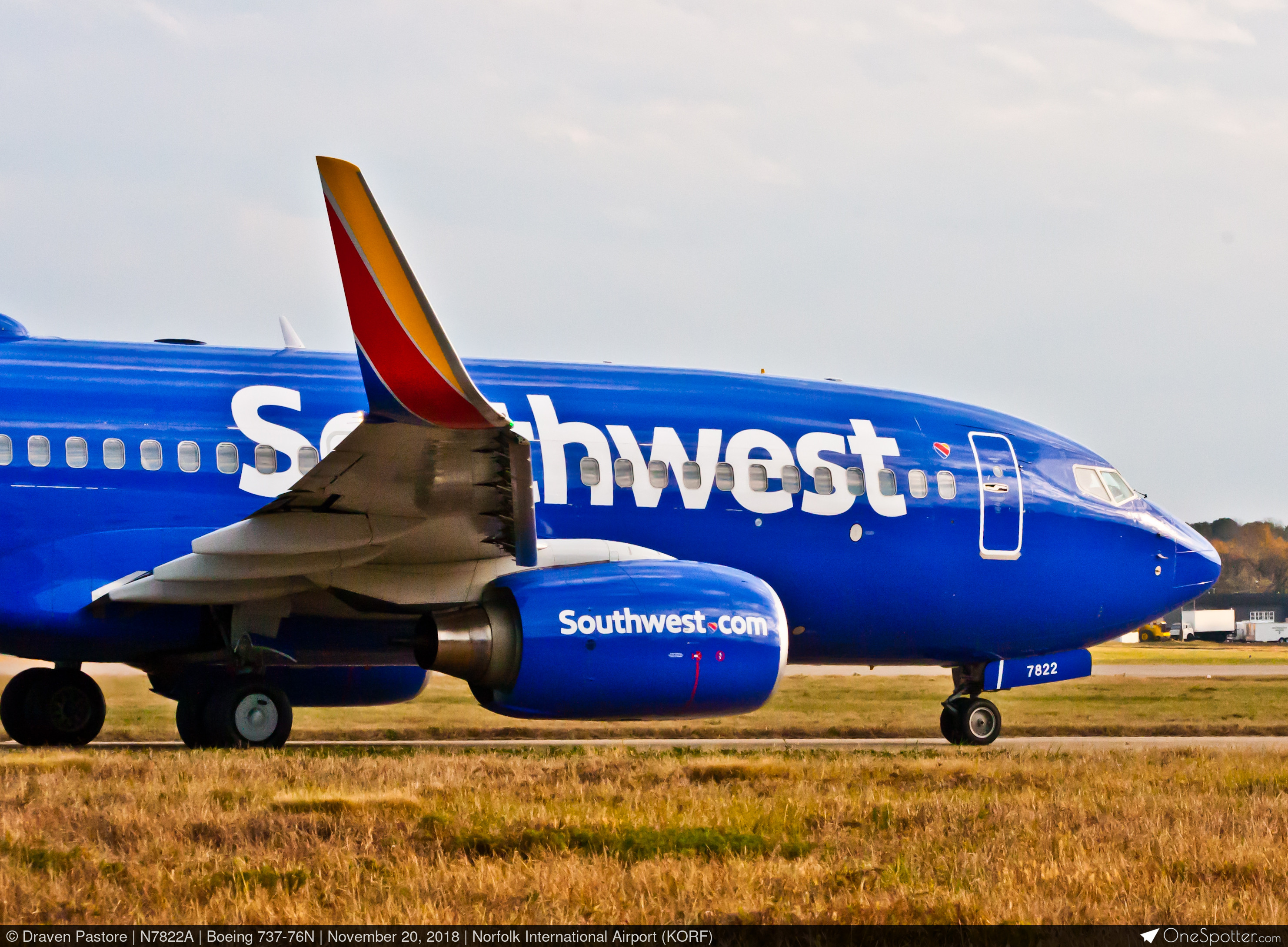 まめめ N7822A - Southwest Airlines Boeing 737-76N, MSN 32596 | OneSpotter.com