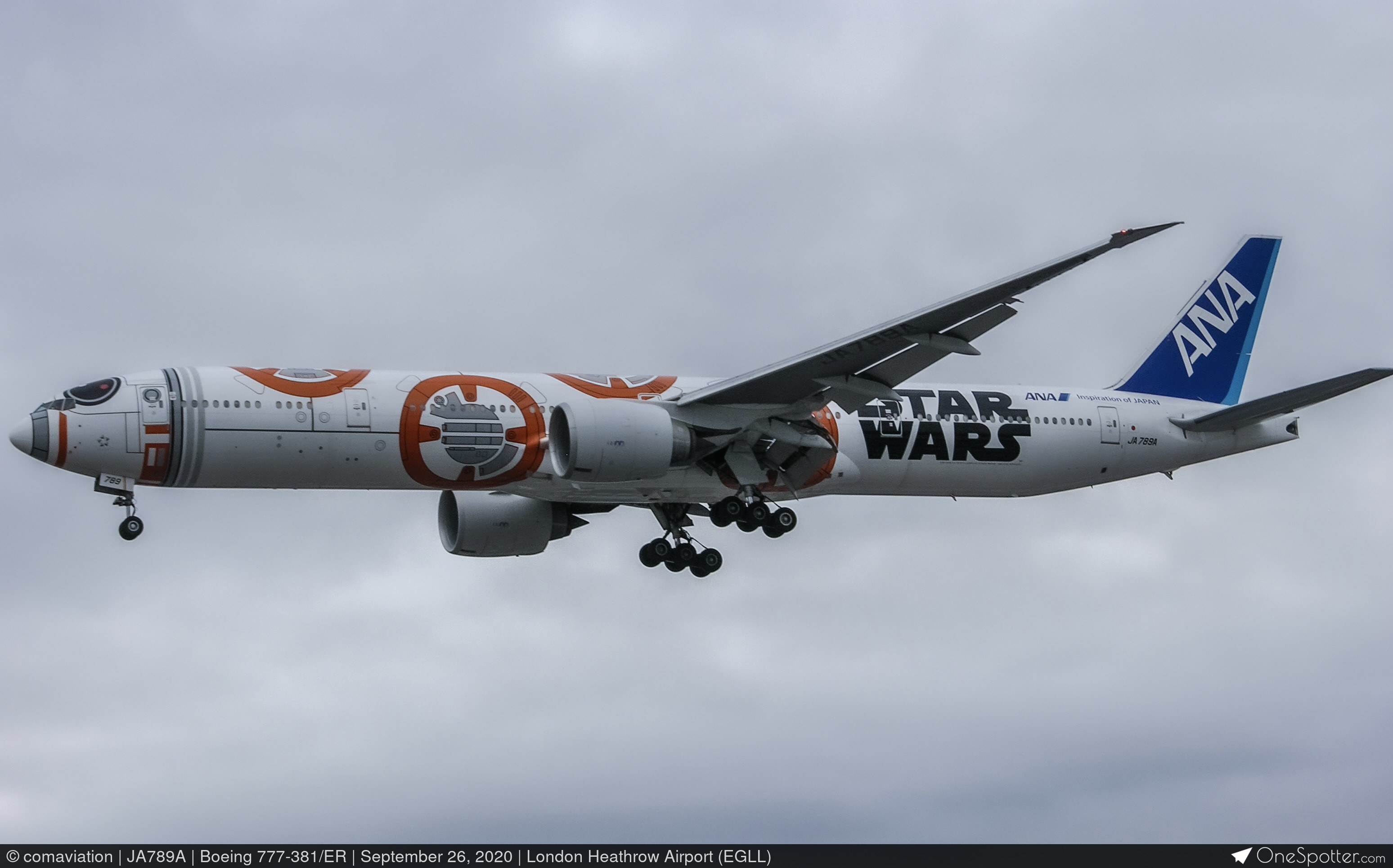 ➀ 1/200 ANA 全日空 BOEING777-381/ER JA787A（ボーイング777