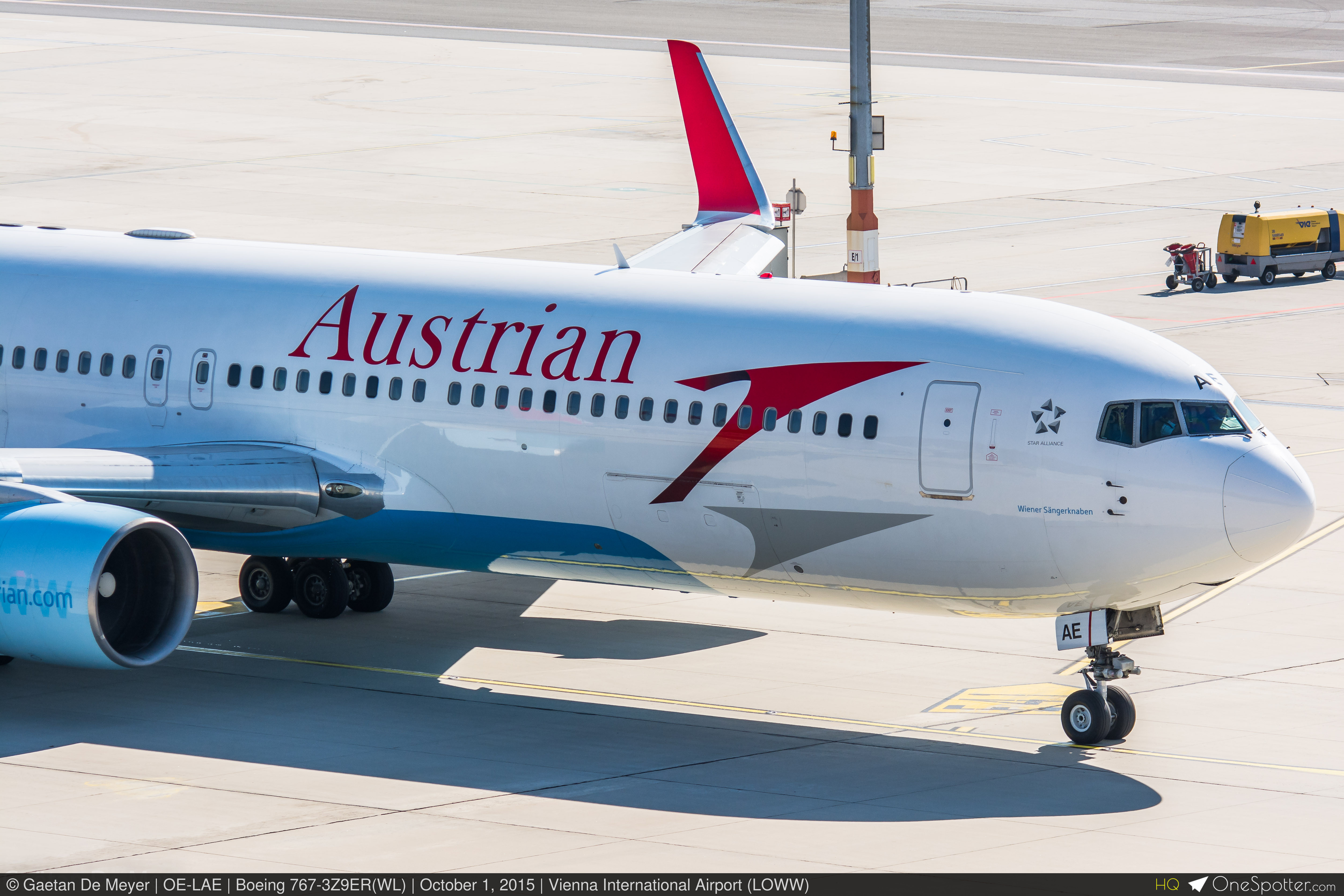 OE-LAE Austrian Airlines Boeing 767-3Z9ER(WL), MSN 30383