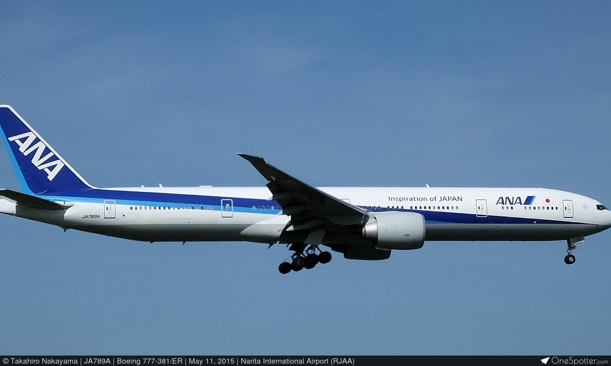 JA789A All Nippon Airways Boeing 777-381/ER, MSN 40687 