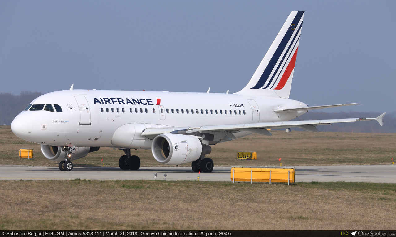 エールフランス Airlinertags A319-111 F-GRHZ Air France Airbus A319-111 Photo by William Verguet