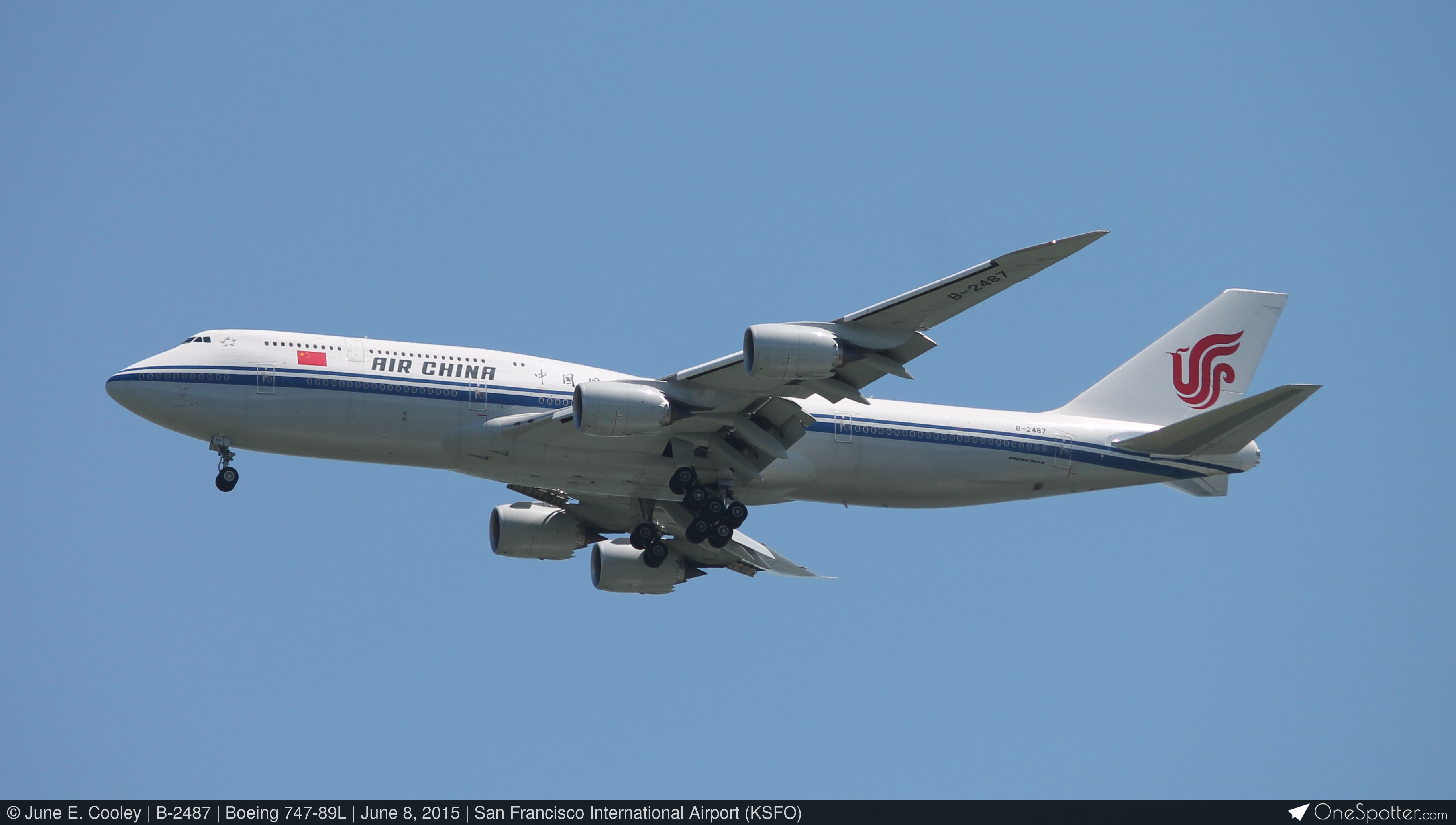 B-2487 - Air China Boeing 747-89L, MSN 44932 | OneSpotter.com