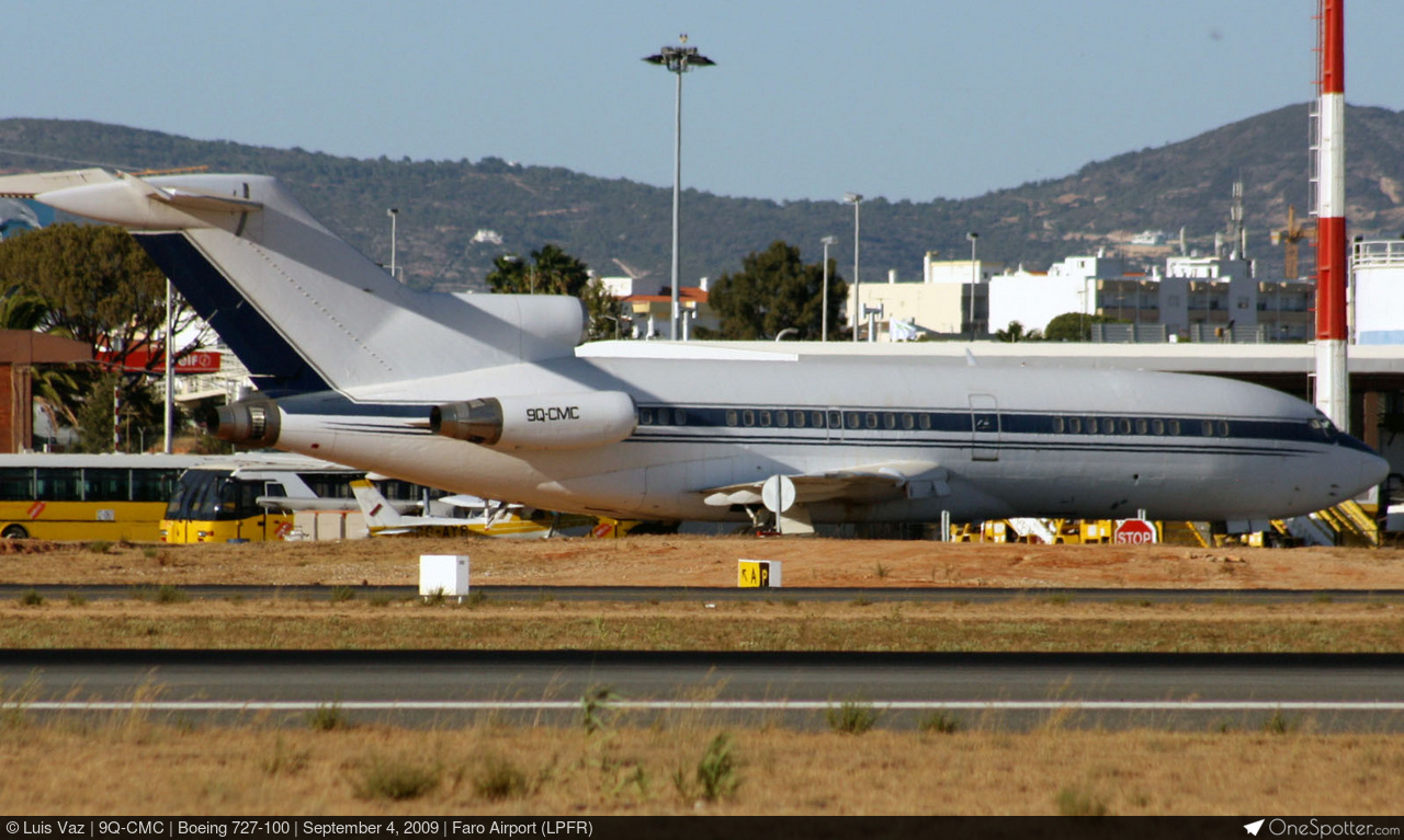 9Q-CMC - Democratic Republic of the Congo Boeing 727-100, MSN