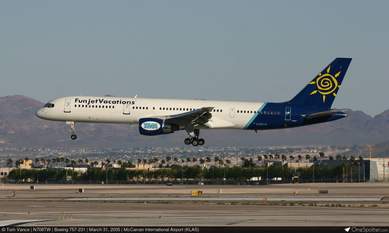 N708TW - Boeing 757-231, Transmeridian Airlines | OneSpotter.com