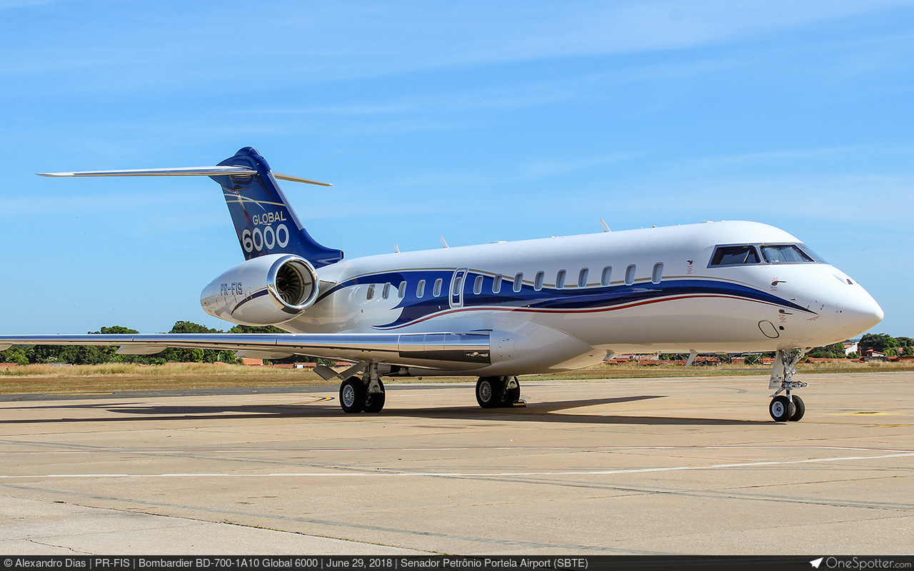 PR-FIS - Bombardier BD-700-1A10 Global 6000, Dias Branco Administração ...