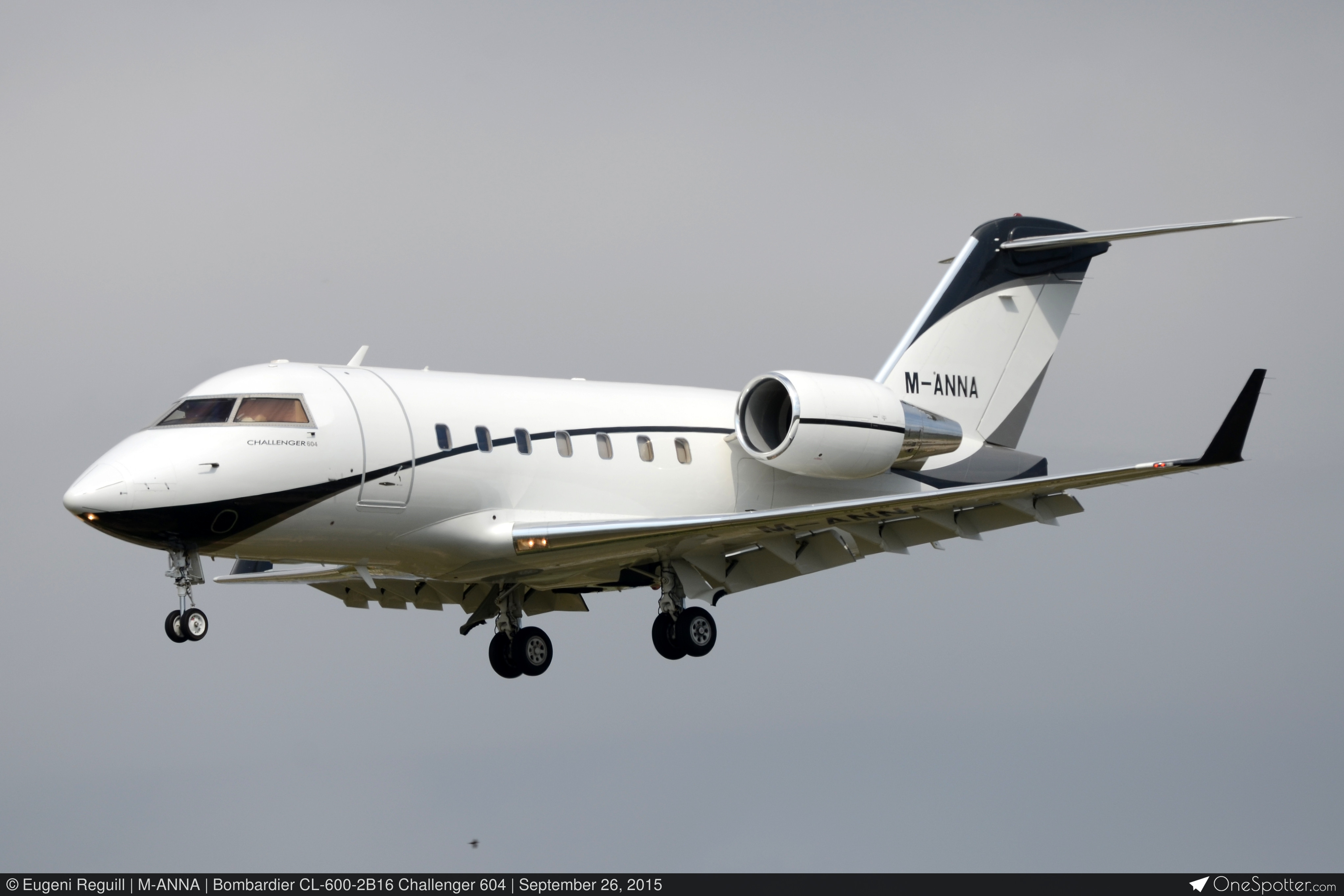 N375MZ ZUBI5375 LLC Bombardier CL-600-2B16 Challenger 604, MSN