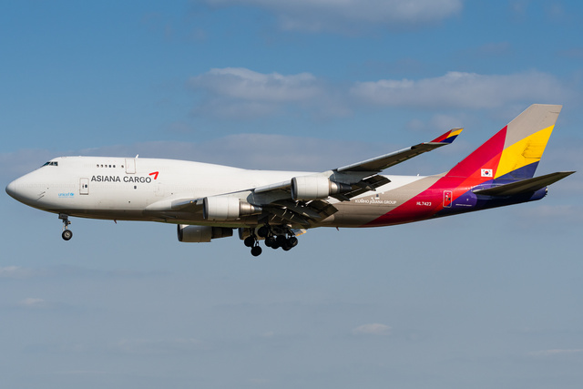1/400 B747-48E（M） アシアナ HL7423 HL7423 - Asiana Airlines Boeing 747-48E, MSN 25782 | OneSpotter.com