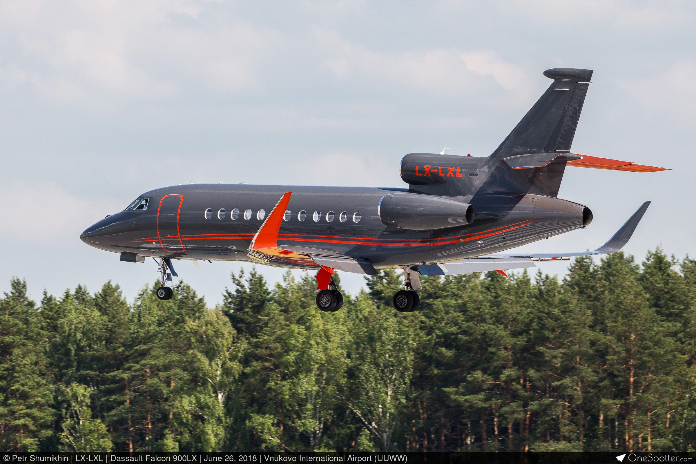 ファルコン N1960H Konfara Company LLC Dassault Falcon 900LX, MSN 298