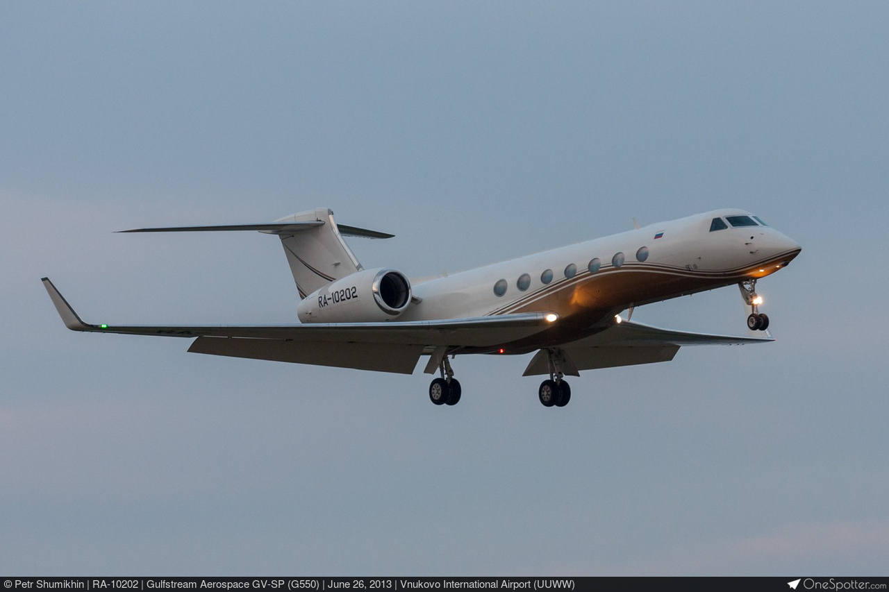 RA-10202 UTAir Aviation Gulfstream Aerospace GV-SP (G550), MSN ...