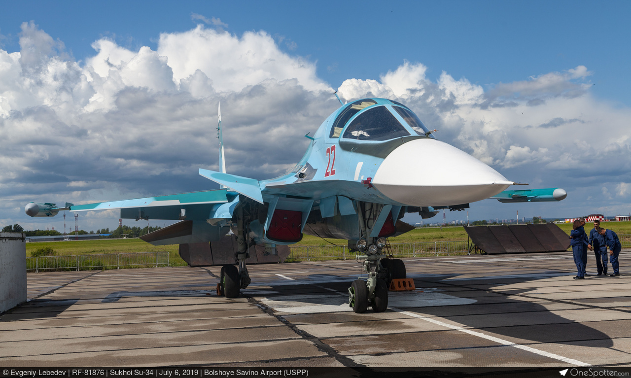 F藍吹雪 RF-81876 - Sukhoi Su-34, Russia - Air Force | OneSpotter.com