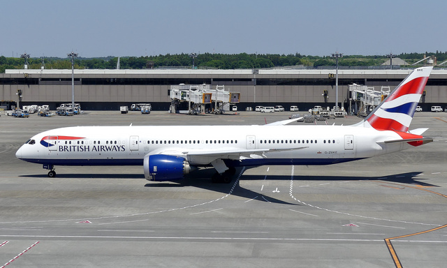 G-ZBKE British Airways Boeing 787-9 Dreamliner, MSN 38620