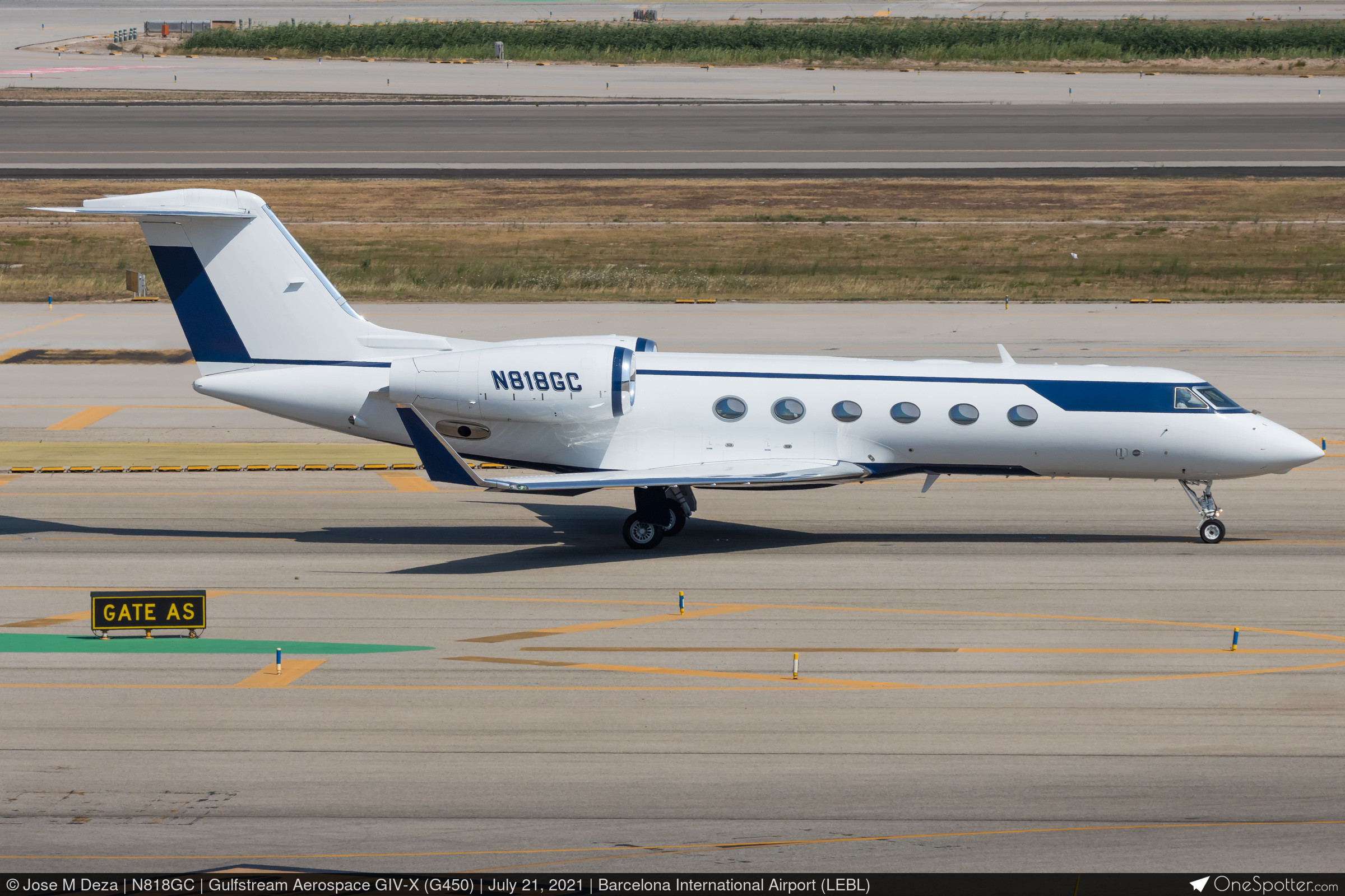 N818GC - Wilmington Trust Company Gulfstream GIV-X (G450), MSN