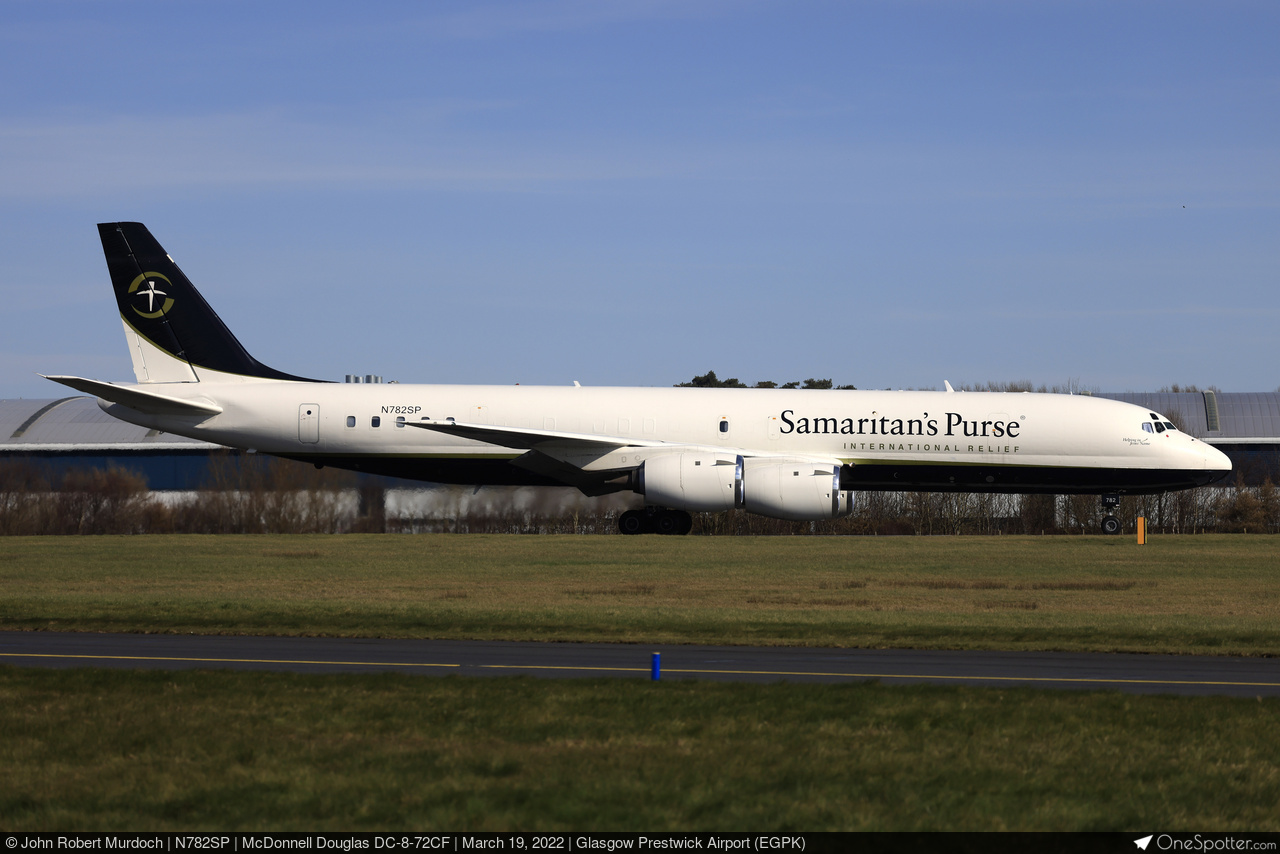 N782SP | Douglas DC-8-72(CF) | Samaritan's Purse | Peyton Stikeleather |  JetPhotos
