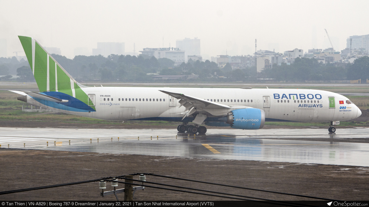 VN-A829 - Boeing 787-9 Dreamliner, Bamboo Airways | OneSpotter.com