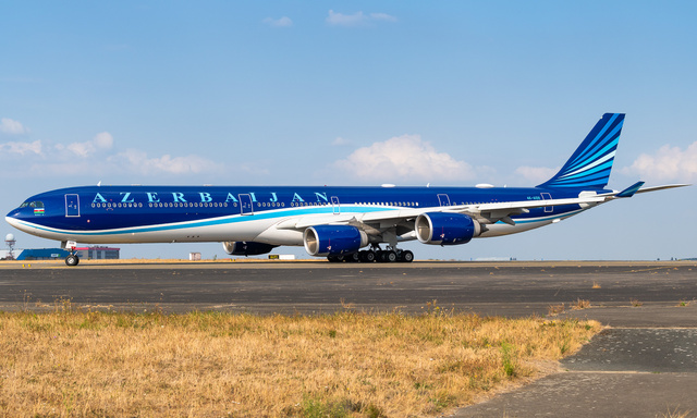 4K-AI08 AZAL Azerbaijan Airlines Airbus A340-642, MSN 779