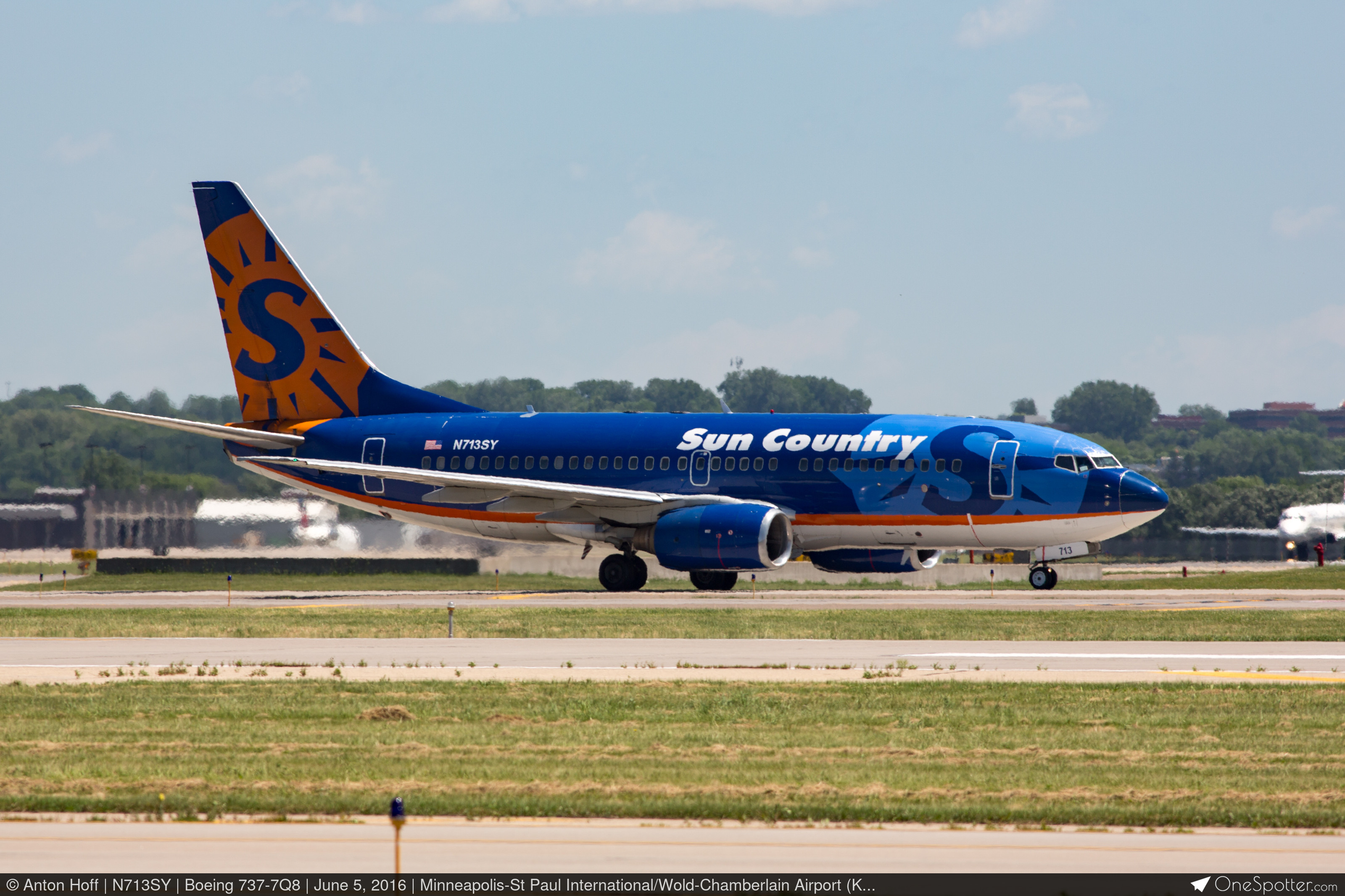 Sun Country Airlines® 737 N713SY PlaneTags – MotoArt PlaneTags