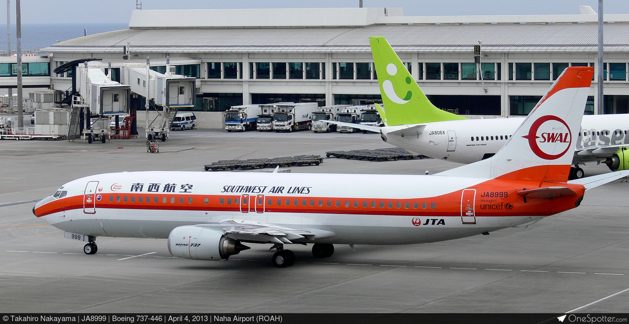 JA8999 - Japan Transocean Air Boeing 737-446, MSN 29864